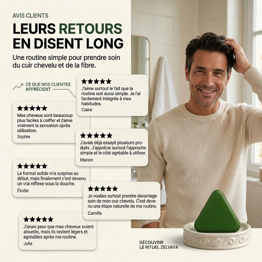 Savon Rituel Cuir Chevelu — Fortifiant & Anti-Chute pour Homme