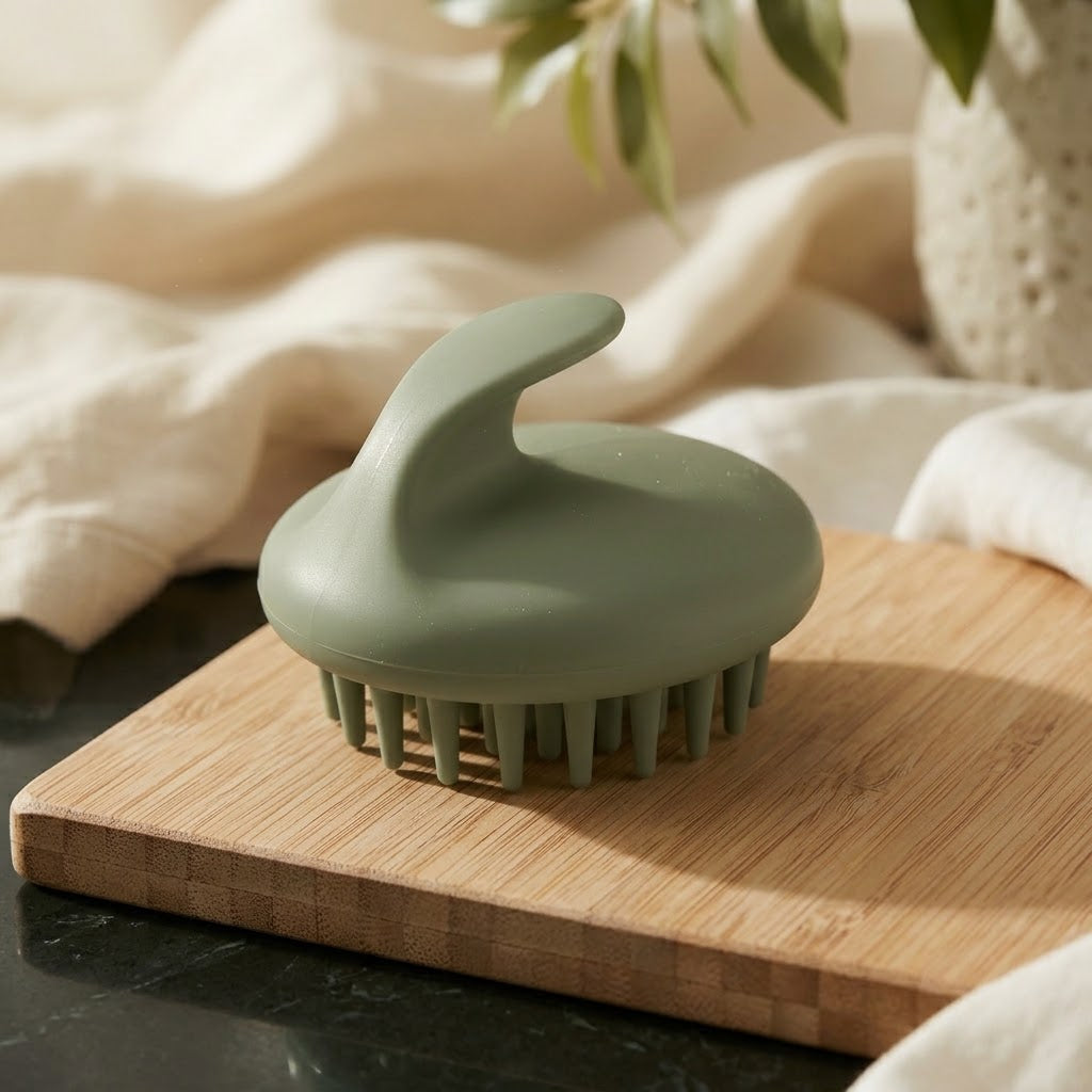 Brosse & Masseur Capillaire en Silicone